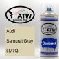 Preview: Audi, Samurai Gray, LM7Q: 400ml Sprühdose, von ATW Autoteile West.